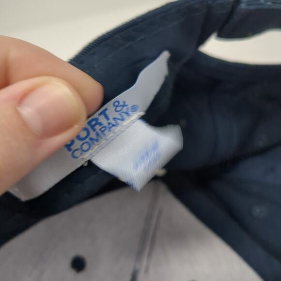 Mark 1 Restoration Company Strapback 5 Panel Cap Blue One Size Port & Company - Picture 10 of 10